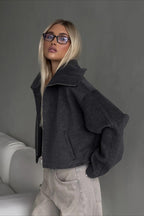 Relaxed Fit Lapel Casual Jacket image 9