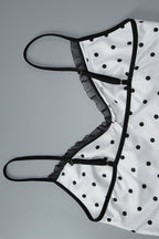 Sexy Polka Dot Cami Fitted Skirt Set image 8