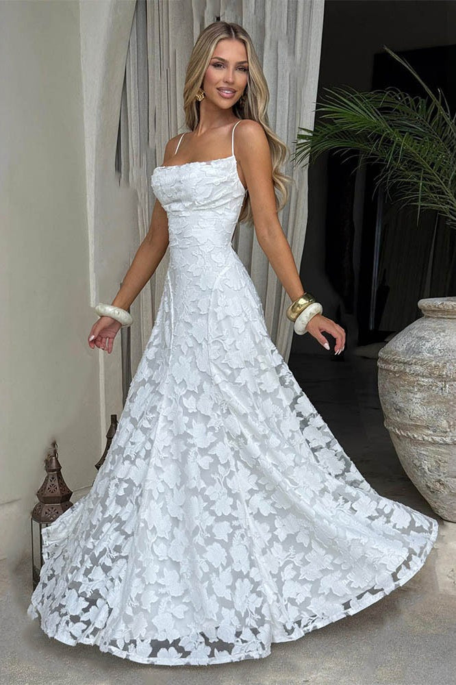 Backless Chiffon Maxi Boho Dress image 2