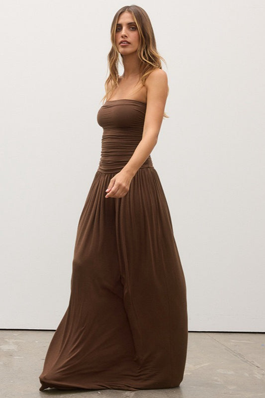 Strapless Off Shoulder Maxi Formal Dress image 8