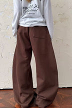 Plaid Patchwork Letter Graphic Baggy Sweat Pants image 3