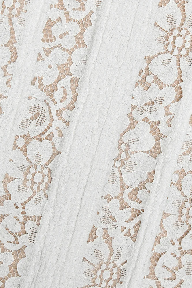Off-Shoulder Lace Bodycon Boho Dress image 5