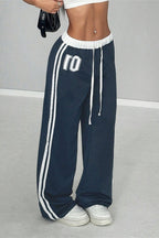 Trendy Number Print Loose Pants image 2