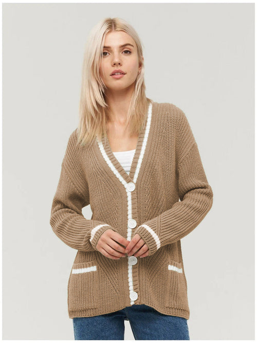 Colorblock Knit Cardigan image 2