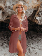 Textured Beach Cover Up Blouse image 28