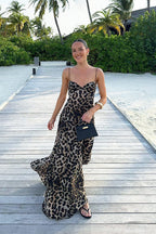 Leopard Print Sexy Slip Dress Party Dress image 2