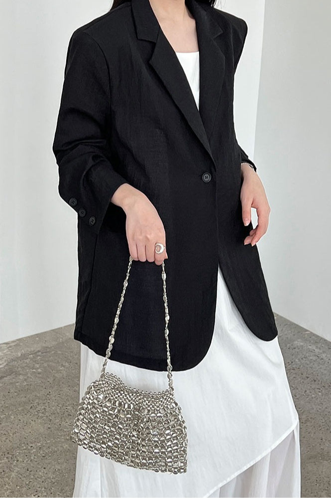 Lightweight Linen-Look Blazer image 10