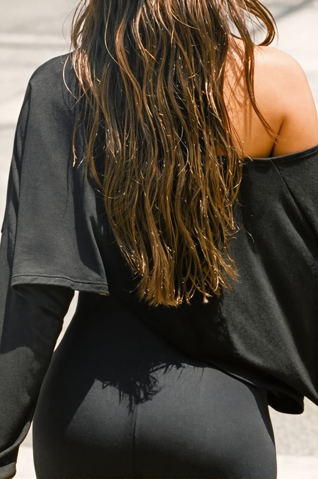 Asym Neck Loose Cropped Blouse image 8