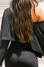 Asym Neck Loose Cropped Blouse image 8