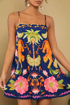 Bohemian Print Sleeveless Boho Dress image 3