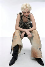 Tie Dye Baggy Wide Leg Denim Jeans image 5
