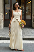 Sexy Solid Sleeveless Cami Dress Skirt Sets image 1