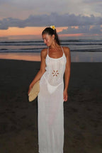 Backless Cutout Knit Sweater Dress image 3