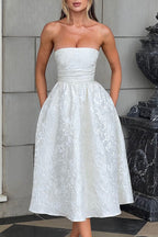 Strapless Elegant Party Dress image 8