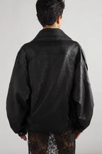Vintage Genuine Leather Moto Jacket image 5