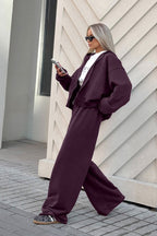 Vintage Hooded Sweatshirt and Jogger Two Piece Set image 4