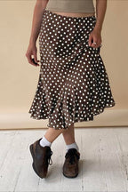 Polka Dot Low Waist Mermaid Skirt image 1