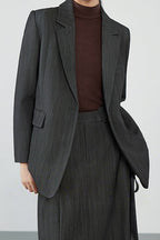 Classic Peak Lapel Blazer image 1