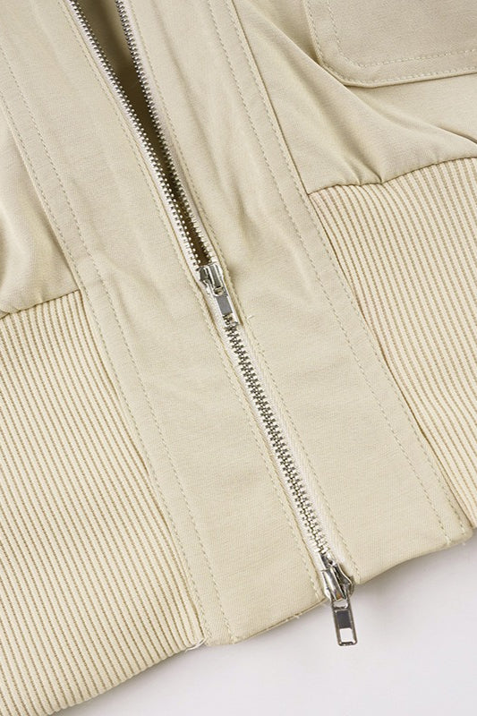 Utility Belted Stand Collar Jacket image 7