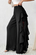 Irregular Split Lace Wide Leg Pants image 2