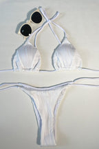 Solid Tie Side Bikini Set image 3