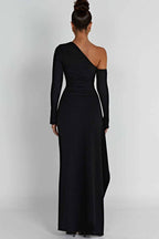 Asymmetric Slit Mermaid Formal Dress image 7