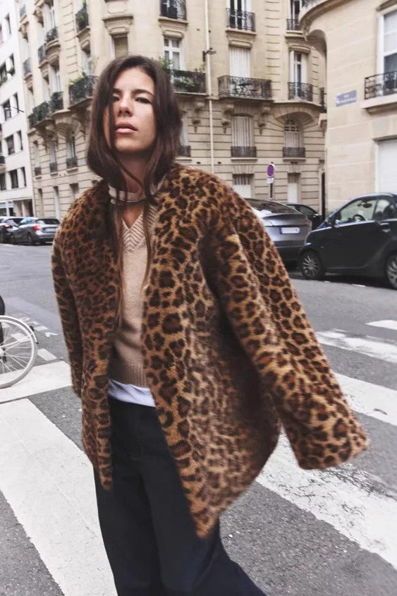 Sexy Animal Faux Fur Coat image 1