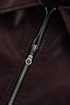 Fashion PU Leather Biker Jacket image 9