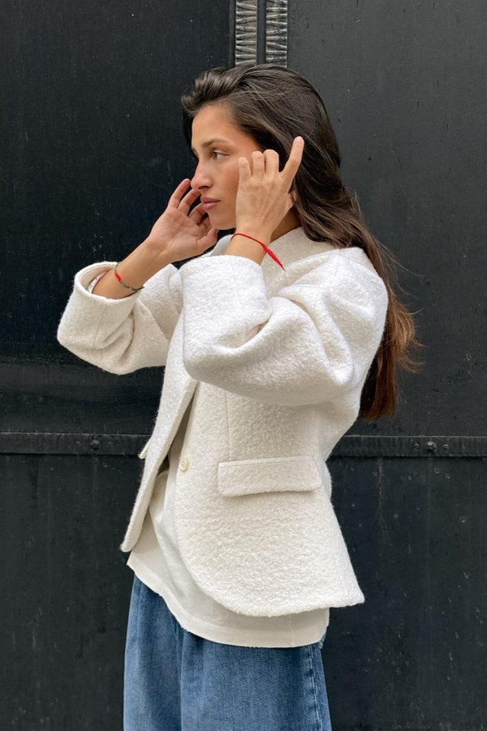Thick Woolen V-Neck Jacket image 1