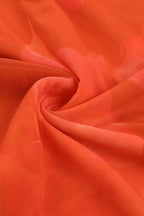 Strapless Tie-Detail Floral Mesh Maxi Dress image 5
