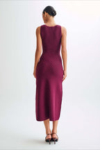 Knit Sleeveless Bodycon Sweater Dress image 10