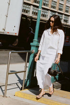 Loose Fit Cotton Collar Button-Down Blouse image 3