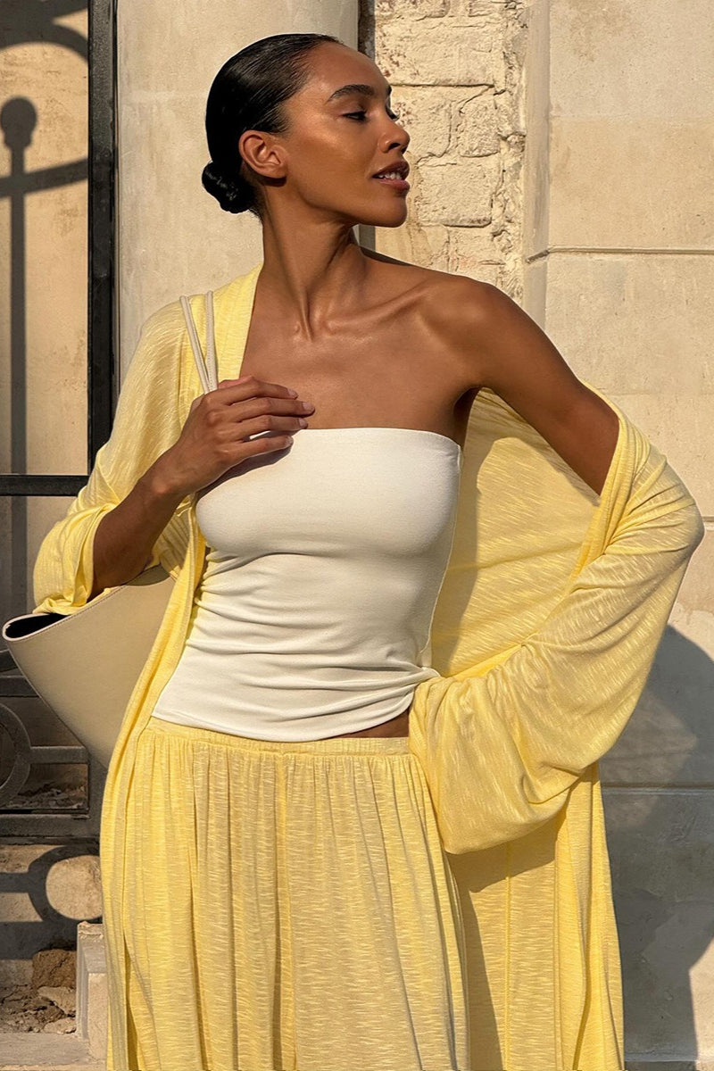 Casual Long Cardigan with Lantern Pants Two Piece Pants Set image 3