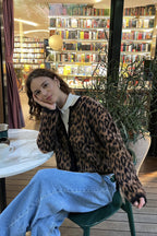Retro Soft Touch Leopard Cardigan image 2