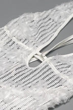 Jacquard Strapless Halter Maxi Dress image 7