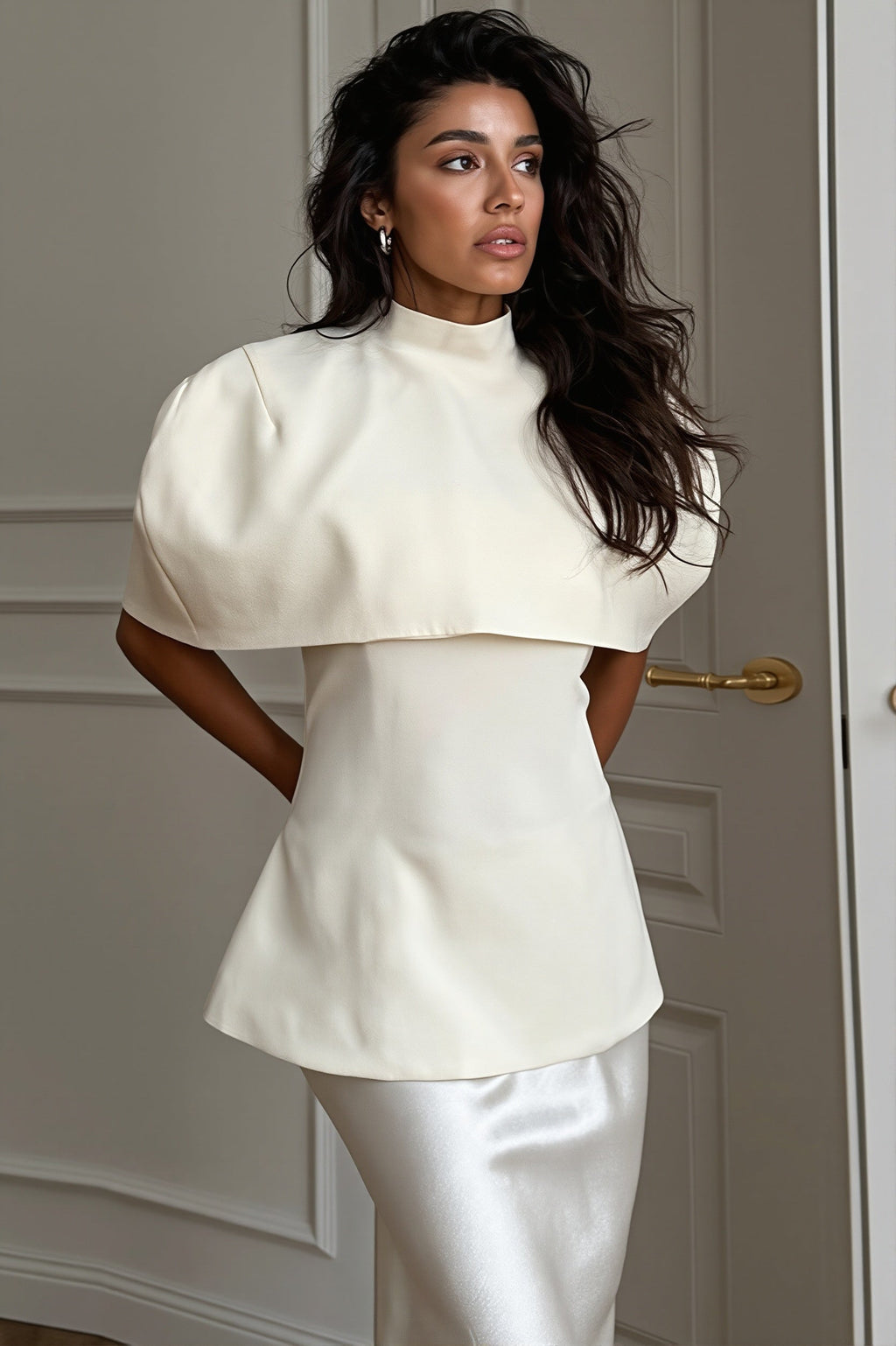 Elegant Shrug Top Two Piece Everyday Blouse image 1