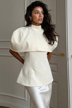 Elegant Shrug Top Two Piece Everyday Blouse image 1