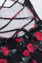 Square Neck Floral Cami Party Dress image 13