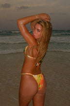 Floral Print Wide Tie Bikini Set image 3