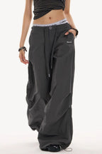 Y2K Retro Grey Military Cargo Pant image 3