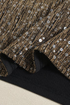 Sequin Strapless Bodycon Mini Dress image 4