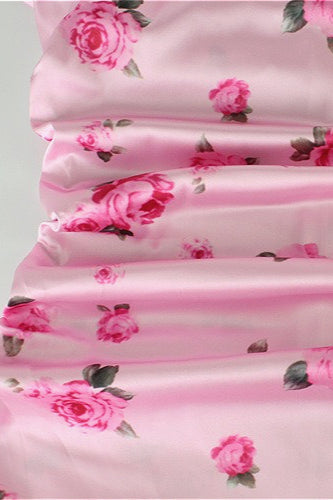 Rose Print Pink Cami Maxi Dress image 5