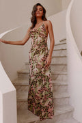 Street Style Leopard V Neck Maxi Dress image 1