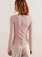 Buttoned Ribbed Knit Cardigan image 6