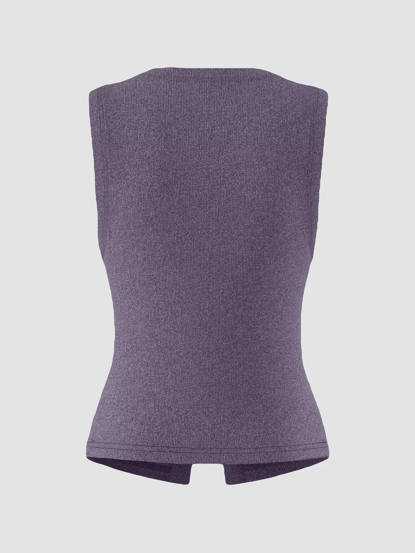Elara Button Tank detail view styled for Avrienne