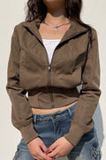 Utility Belted Zip Pocket Jacket image 4