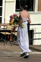 Ruffle Spaghetti Strap Maxi Floral Dress image 4