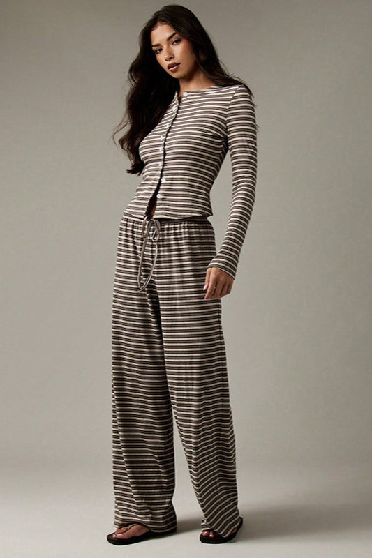 Stripe Button Cord Easy Two Piece Set image 12