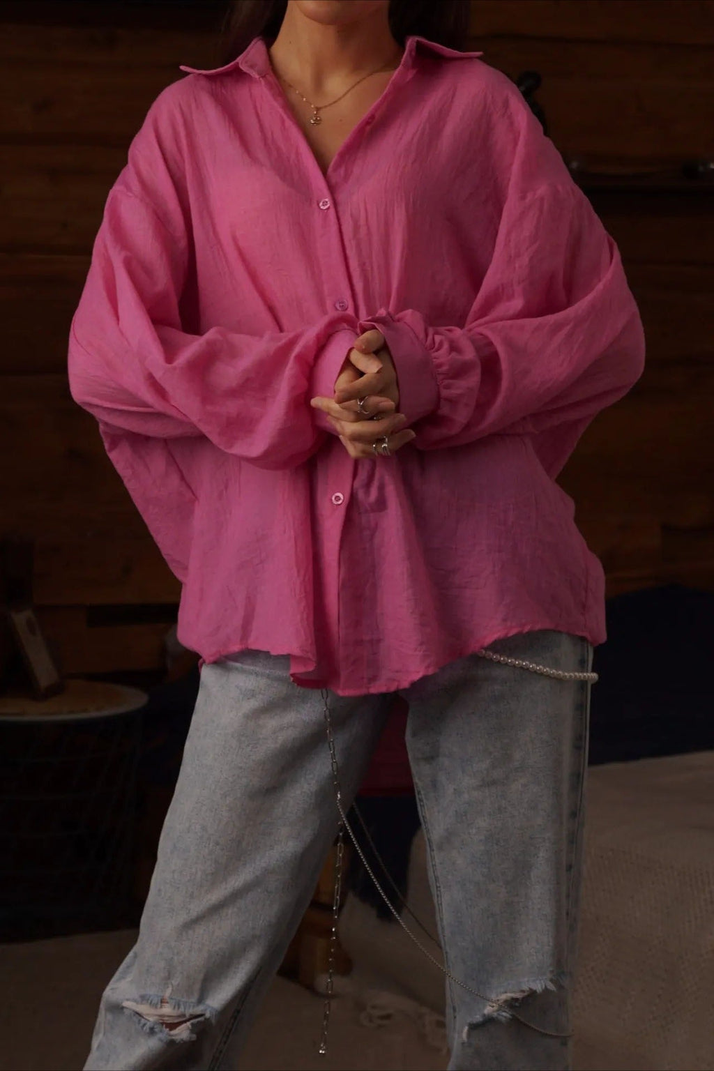 Solid Casual Chic Long Sleeve Blouse image 14