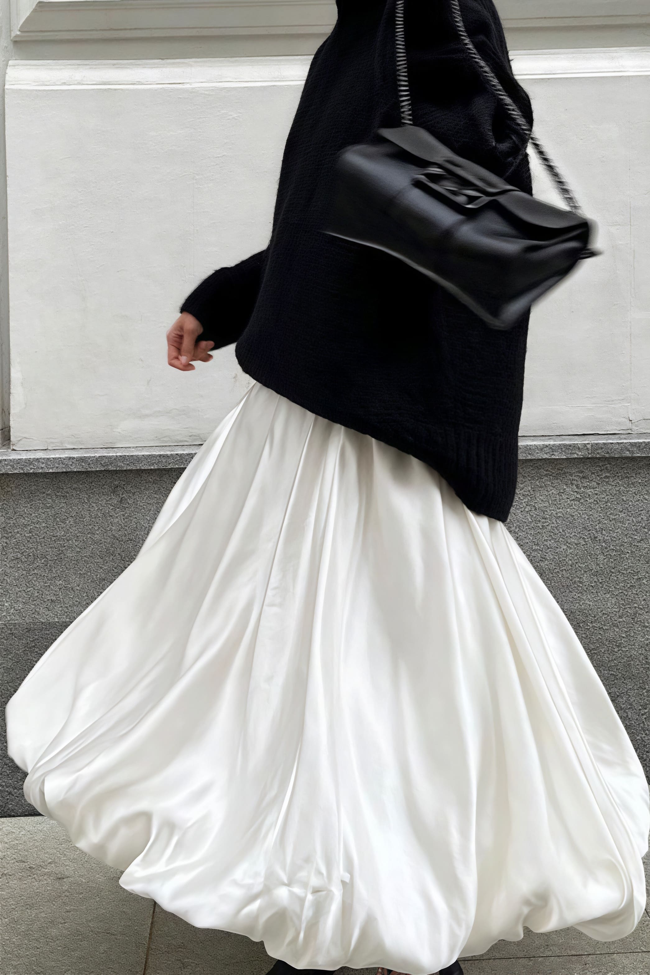 Simple High Waist Flared Skirt image 5